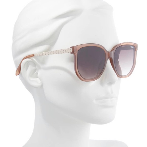 Quay Australia Accessories - Quay Australia Coffee Run Caramel Brown Sunglasses Oversized Women's